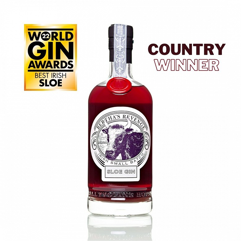 World Gin Awards 2022 - Sloe Bertha award BEST IRISH SLOE GIN