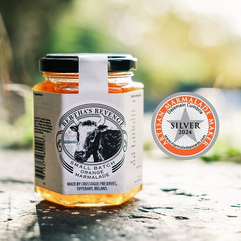 The Original Dalemain World Marmalade Awards 2024 - Silver for Bertha's Revenge Gin Marmalade