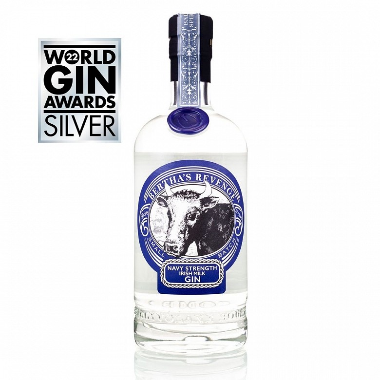 World Gin Awards 2022 - Bertha's Navy Strength awarded SILVER