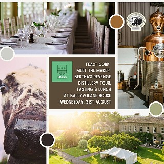 fEast Cork 'Meet the Maker' Bertha's Revenge Distillery Tour & Lunch