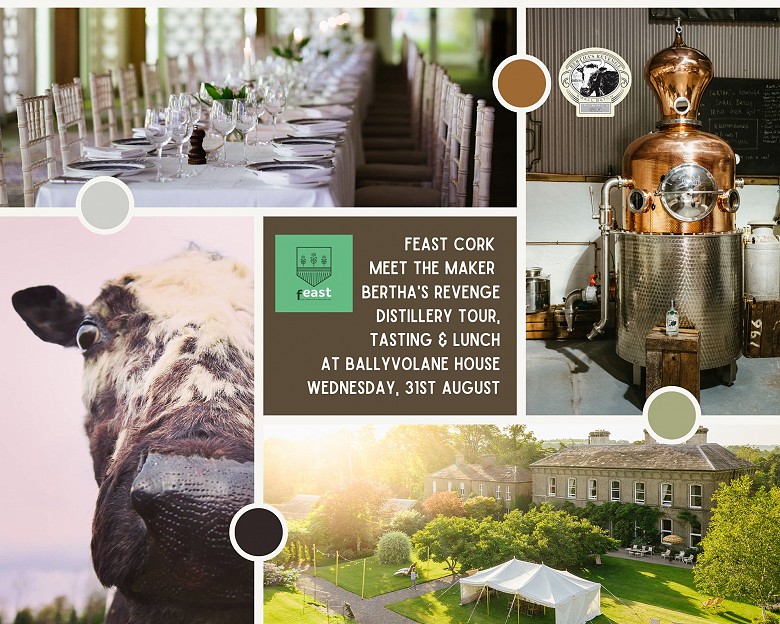 fEast Cork 'Meet the Maker' Bertha's Revenge Distillery Tour & Lunch