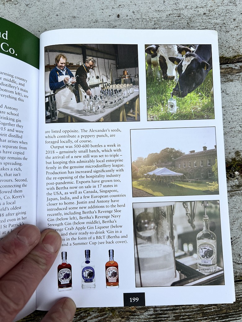 The Craft Gin Guide 2nd Edition includes Bertha's Revenge Gin
