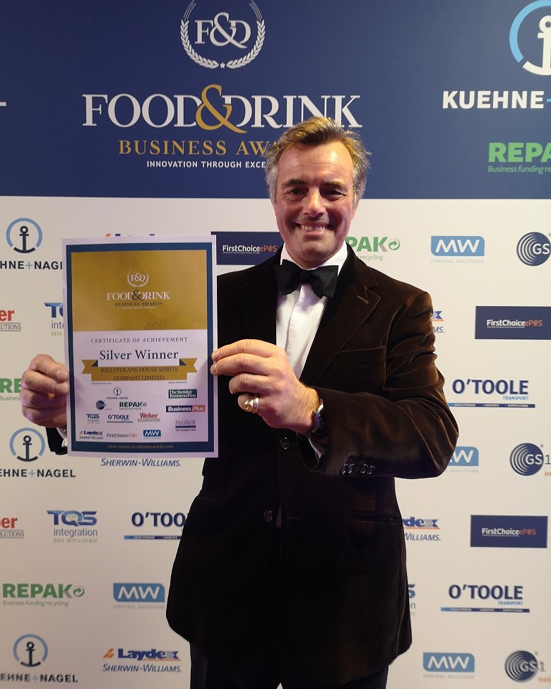 Bertha's Revenge Gin wins silver at the Food & Drink Business Awards 2019
