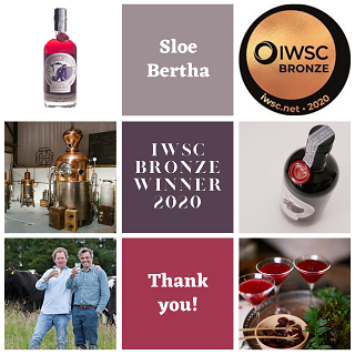 IWSC Bronze award for Sloe Bertha