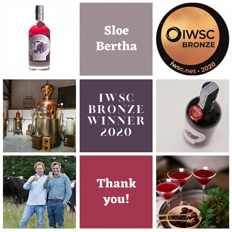 IWSC Bronze award for Sloe Bertha