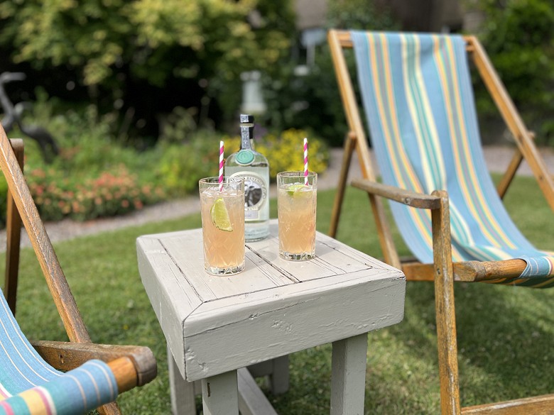 Bertha's Revenge Rhubarb Mule