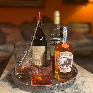 Bertha's Revenge Crab Apple Gin Negroni