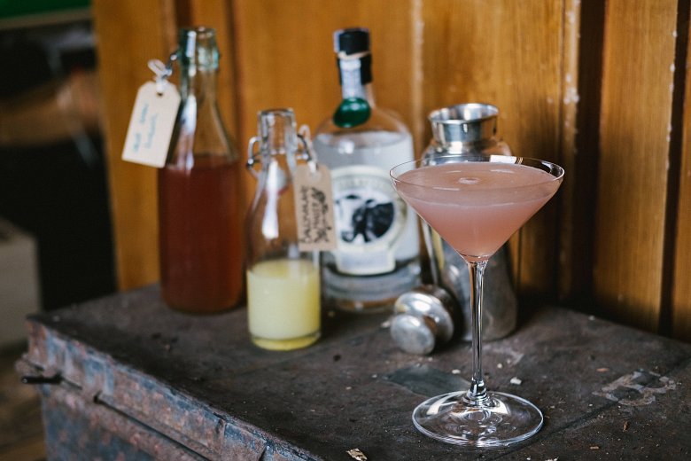 Ballyvolane House Rhubarb Martini
