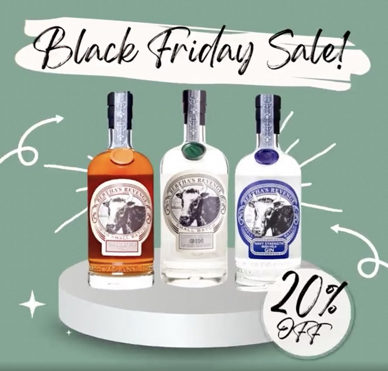 Bertha's Revenge Black Friday Sale